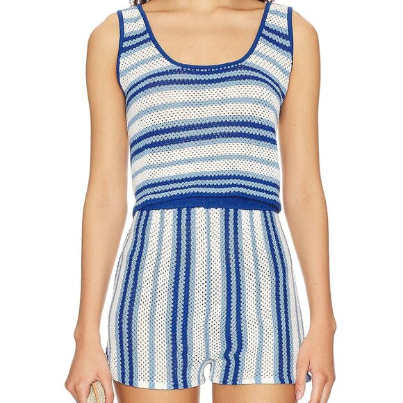 SOLID & STRIPED Other - Solid & Striped The Charlie Open Knit Sheer Set SZ M NWT